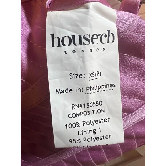 House of CB Charmaine Pink Corset Maxi Dress Size XS Extra Small - Picture 8 of 10